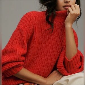 Cozy Maeve Anthropology Turtleneck Sweater